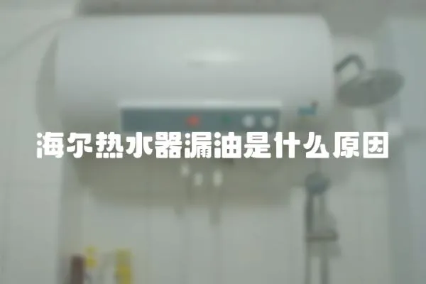 海爾熱水器漏油是什么原因