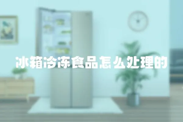 冰箱冷凍食品怎么處理的