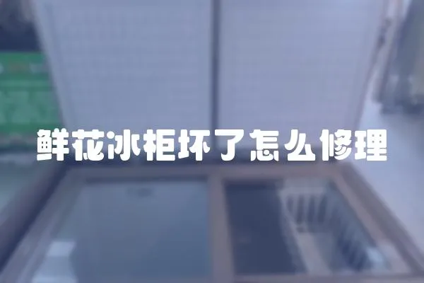 鮮花冰柜壞了怎么修理