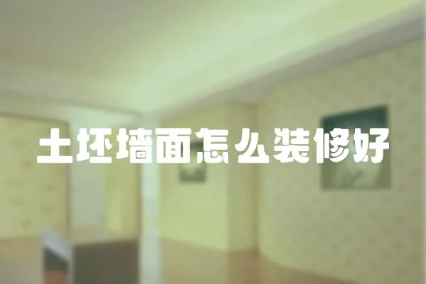 土坯墻面怎么裝修好