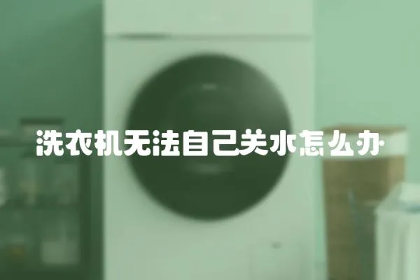 洗衣機無法自己關水怎么辦