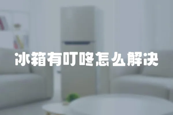 冰箱有叮咚怎么解決