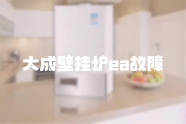 大成壁掛爐ea故障