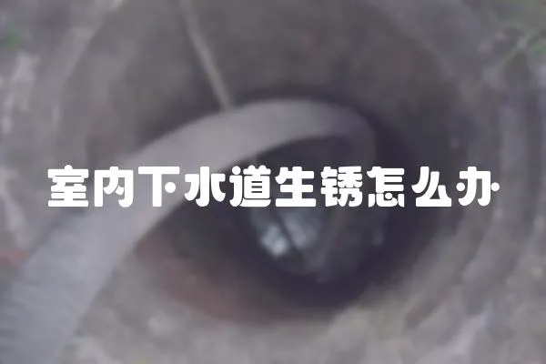室內下水道生銹怎么辦