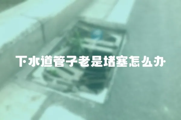 下水道管子老是堵塞怎么辦