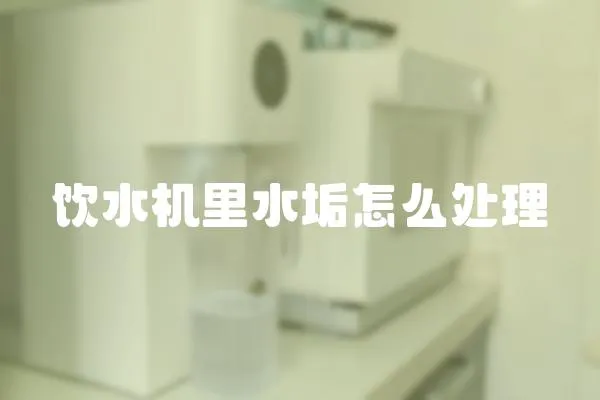 饮水机里水垢怎么处理