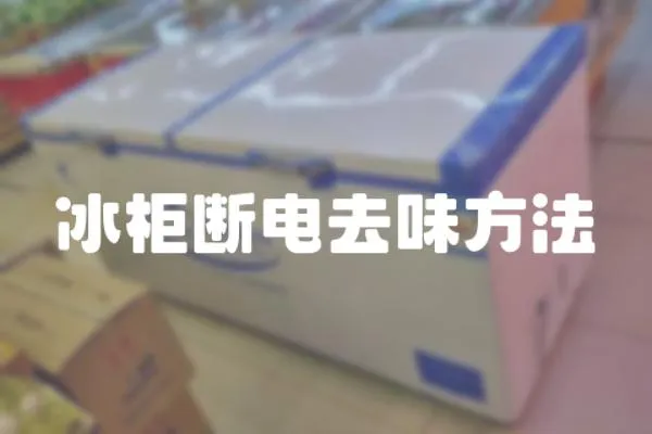 冰柜斷電去味方法