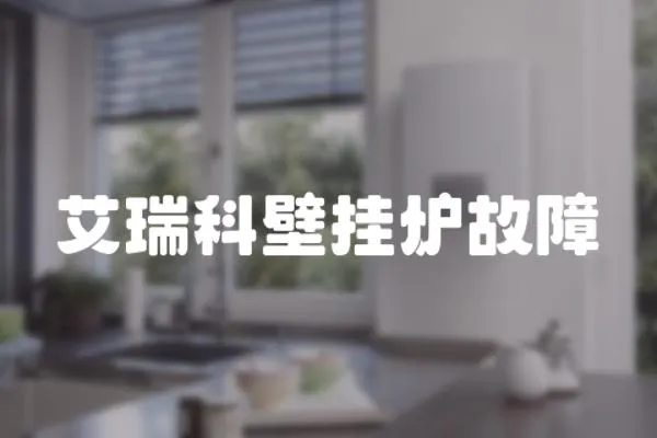 艾瑞科壁掛爐故障