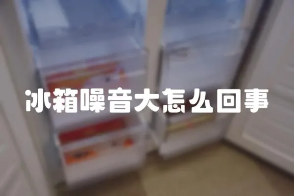 冰箱噪音大怎么回事