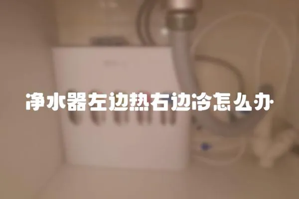 凈水器左邊熱右邊冷怎么辦
