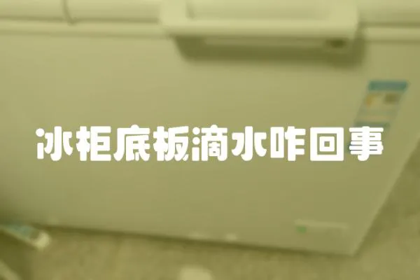 冰柜底板滴水咋回事
