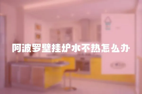 阿波羅壁掛爐水不熱怎么辦