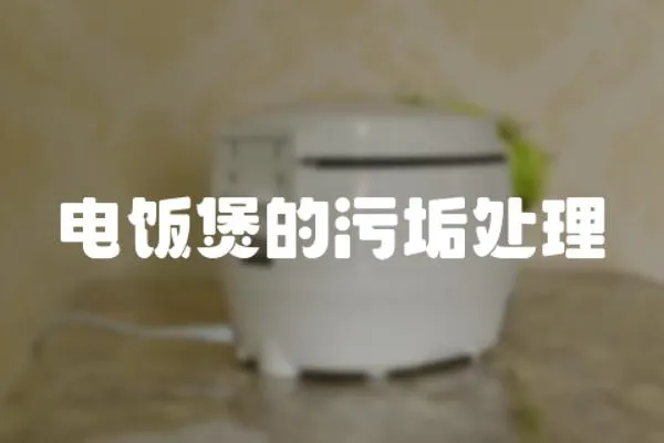 電飯煲的污垢處理