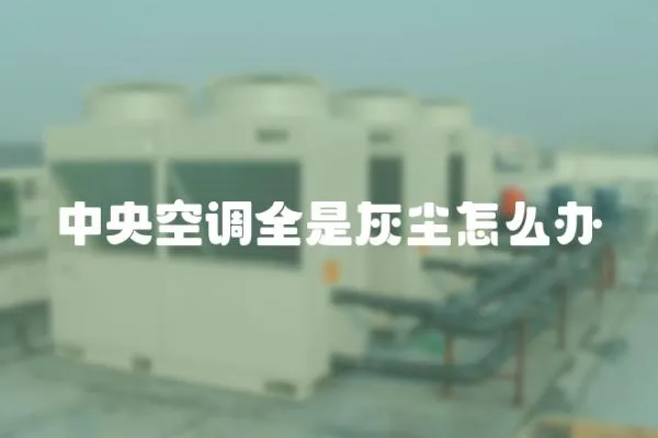 中央空調全是灰塵怎么辦