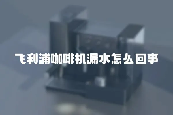 飛利浦咖啡機漏水怎么回事