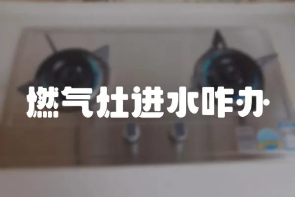 燃?xì)庠钸M(jìn)水咋辦