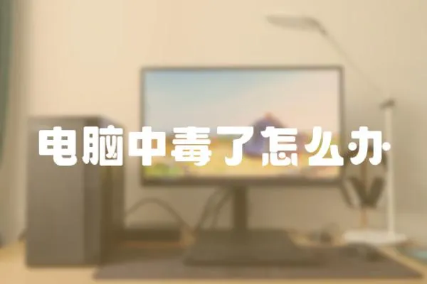 電腦中毒了怎么辦