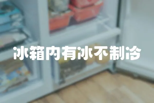 冰箱內有冰不制冷