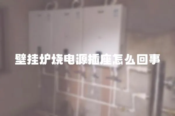壁掛爐燒電源插座怎么回事