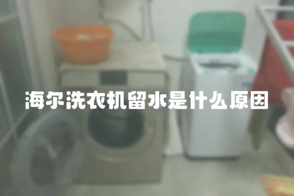 海爾洗衣機留水是什么原因