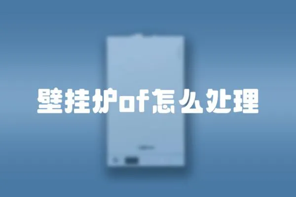 壁掛爐of怎么處理