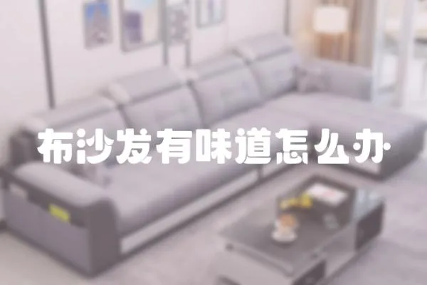 布沙發有味道怎么辦