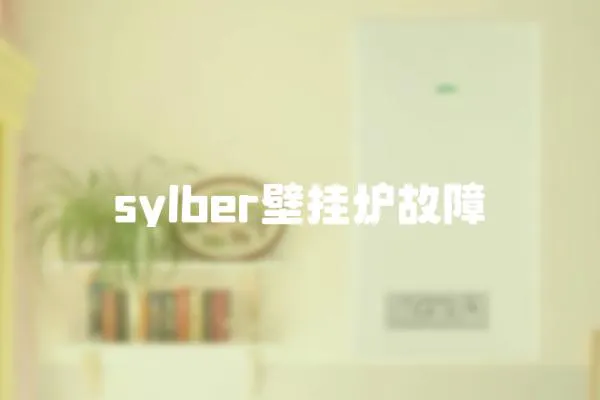 sylber壁掛爐故障