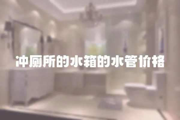 沖廁所的水箱的水管價格