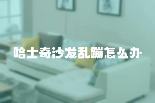 哈士奇沙發(fā)亂蹦怎么辦