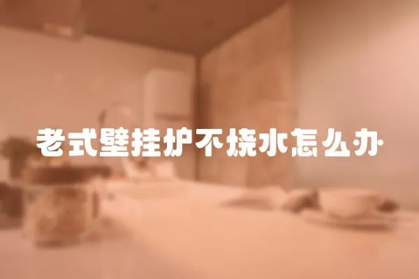 老式壁掛爐不燒水怎么辦
