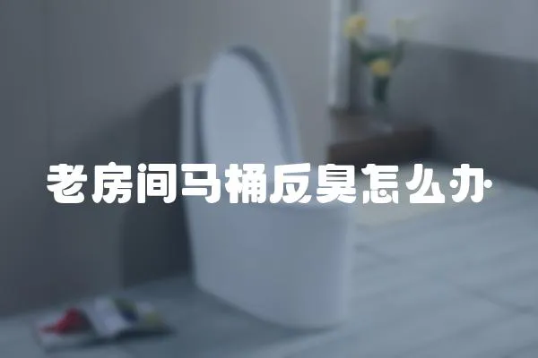 老房間馬桶反臭怎么辦