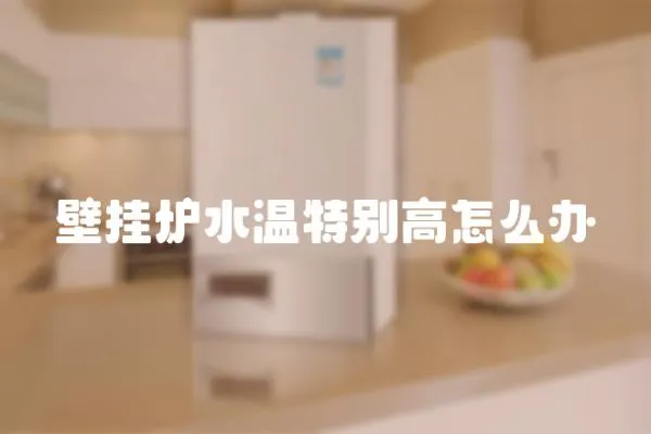 壁掛爐水溫特別高怎么辦