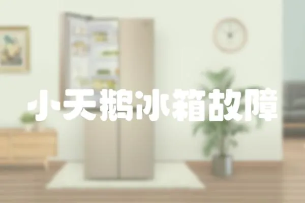 小天鵝冰箱故障