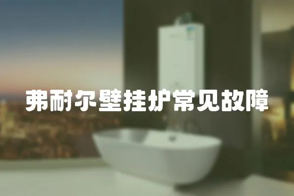 弗耐爾壁掛爐常見故障