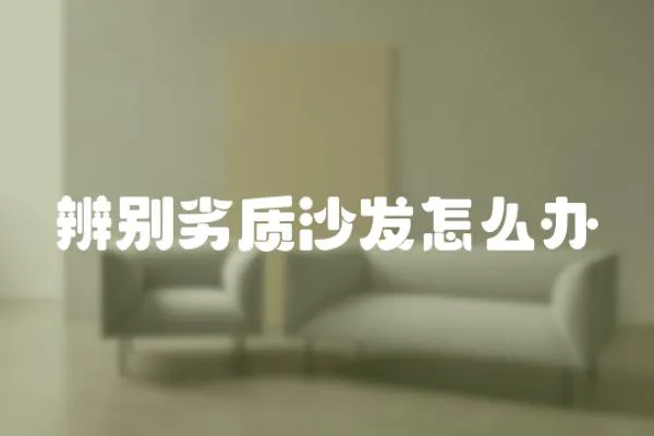 辨別劣質沙發怎么辦