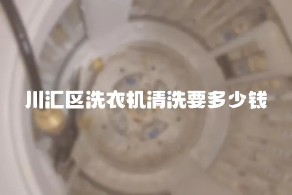 川匯區洗衣機清洗要多少錢