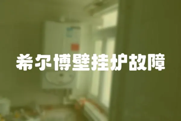 希爾博壁掛爐故障