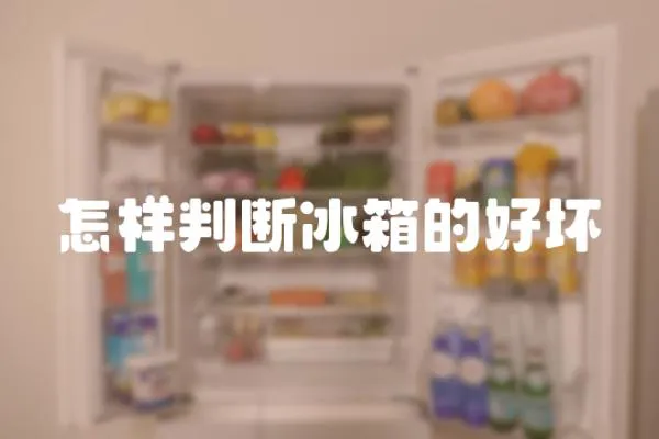 怎樣判斷冰箱的好壞