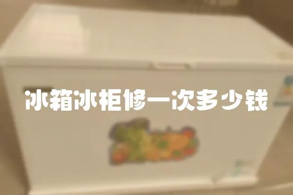 冰箱冰柜修一次多少錢