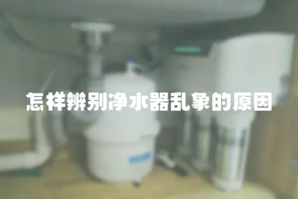 怎样辨别净水器乱象的原因