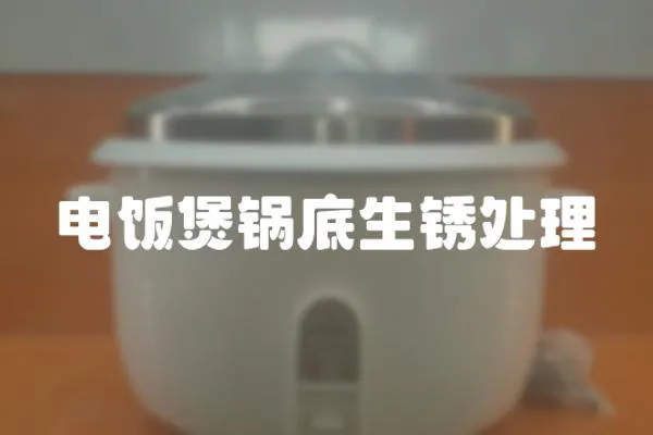 電飯煲鍋底生銹處理