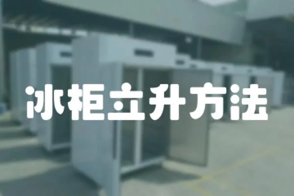 冰柜立升方法