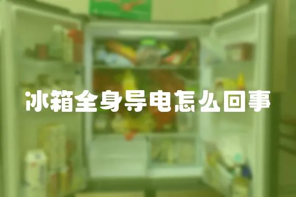 冰箱全身導電怎么回事