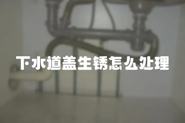 下水道蓋生銹怎么處理