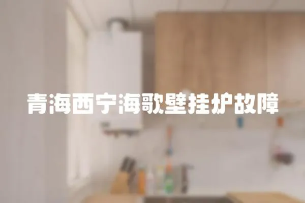 青海西寧海歌壁掛爐故障