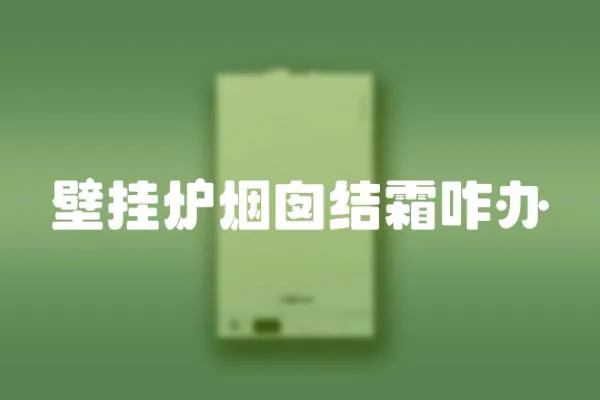 壁掛爐煙囪結霜咋辦