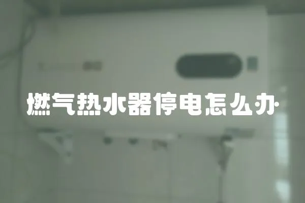 燃氣熱水器停電怎么辦