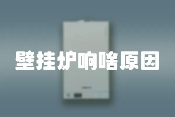 壁掛爐響啥原因