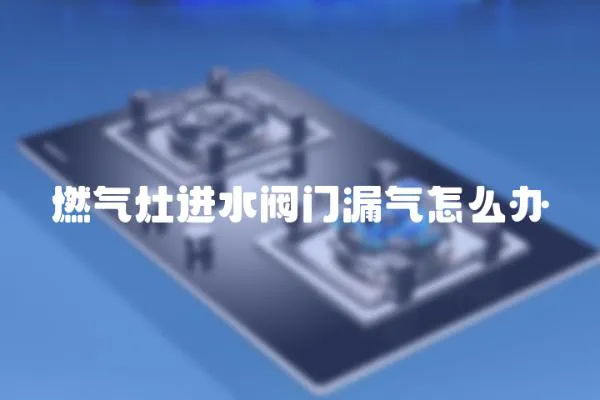 燃氣灶進水閥門漏氣怎么辦