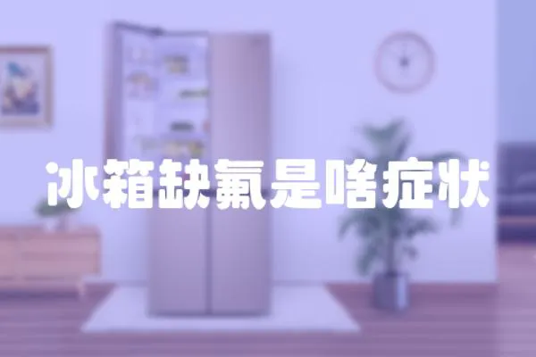 冰箱缺氟是啥癥狀
